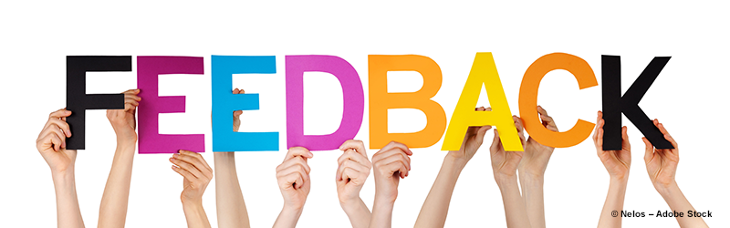 obtain feedback
