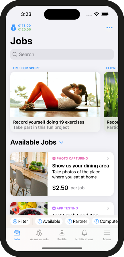 Clickworker App - ios